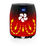 Freidora de Aire Princess 01.182025.01.001 Negro 4,5 L 1500 W