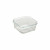 Set de Fiambreras Bergner Walking Anywhere Vidrio de Borosilicato cuadradas Cuadrado 320 ml 520 ml 800 Páginas Rojo