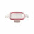 Set de Fiambreras Bergner Walking Anywhere Vidrio de Borosilicato cuadradas Cuadrado 320 ml 520 ml 800 Páginas Rojo