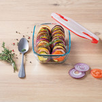 Fiambrera Hermética Pyrex Cook & Heat 15 x 12 x 4 cm 350 ml Transparente Vidrio (6 Unidades)