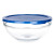 Fiambrera Redonda con Tapa Pasabahce Chefs Azul 1,7 L 20,5 x 9 x 20,5 cm (4 Unidades)