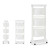 Carrito Verdulero Kinvara TP-749 Blanco Polipropileno Plástico 33 x 112 x 41 cm