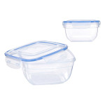 Fiambrera Leknes 30104 Transparente Polipropileno 1,5 L 17 x 10 x 17 cm