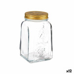 Tarro Pasabahce Homemade Transparente Dorado 1 L (12 Unidades)