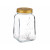 Tarro Pasabahce Homemade Transparente Dorado 1 L (12 Unidades)