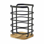 Bote para Utensilios de Cocina Confortime West Metal Negro