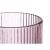 Vaso Rayas Rosa Cristal 270 ml (6 Unidades)